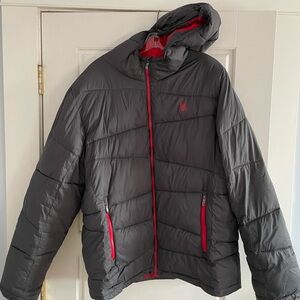 Spyder Black/Red ThermaWEB Insulation Jacket
